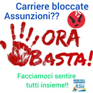 Carriere Bloccate e Amministrazione miope: Basta!  Il Piano Assunzionale 2025-2027 è un’offesa!