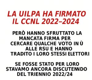 UIL firma il contratto dieci mesi dopo. E pretende pure l’applauso.